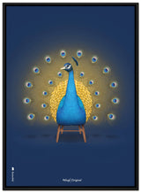 Brainchild – Canvas Print – Classic – Dark Blue – Peacock