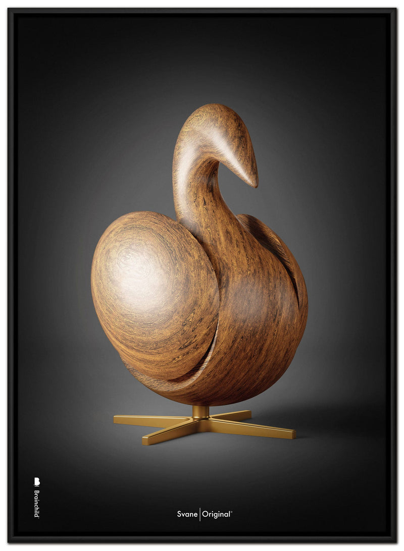 Brainchild – Canvas Print – Classic – Black - Swan Figurine