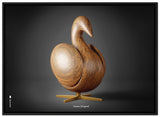 Brainchild – Canvas Print – Classic – Black – Swan Figurine - Cross-format